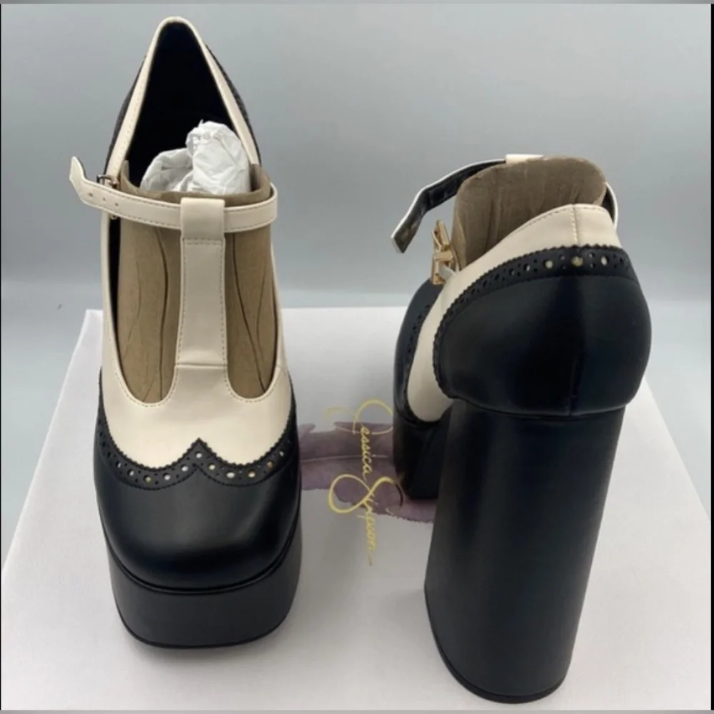 Jessica Simpson Selventa Platform Shoes - Size 8.5M - Picture 6 of 8